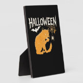 ヴァンパイアキャットハロウィンクラシックのTシャツ フォトプラーク (側面)