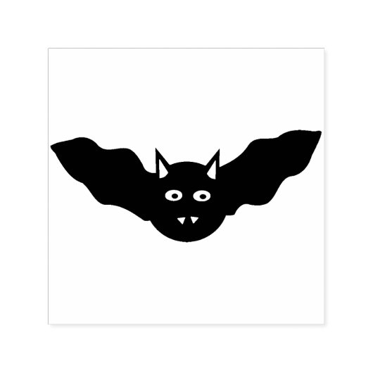 ヴァンパイアキャットフェイスこうもりハロウィーン自己インキングスタンプ セルフインキングスタンプ (デザイン)