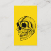 ヴァンパイアスカルブラックとイエローデザイン 名刺 (裏面)