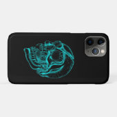 ヴァンパイアスカルブラック&グリーンデザイン Case-Mate iPhoneケース (裏面(横))