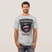 ヴァンパイアティー Tシャツ (正面フル)