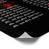 ヴァンパイアテーマ結婚の客席表の座席表 ポスター (角)