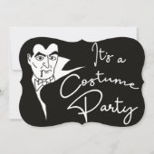 ヴァンパイアハロウィーンの衣装パーティー 招待状 (正面)