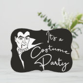 ヴァンパイアハロウィーンの衣装パーティー 招待状 (スタンド正面)