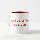 ヴァンパイアハロウィーンユーモア ツートーンマグカップ (正面左)