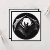 ヴァンパイアバット ゴス ホラー カード (正面/裏面インサイチュ)