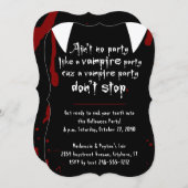ヴァンパイアファンズグラムハローウィンパーティ招待状 (正面/裏面)