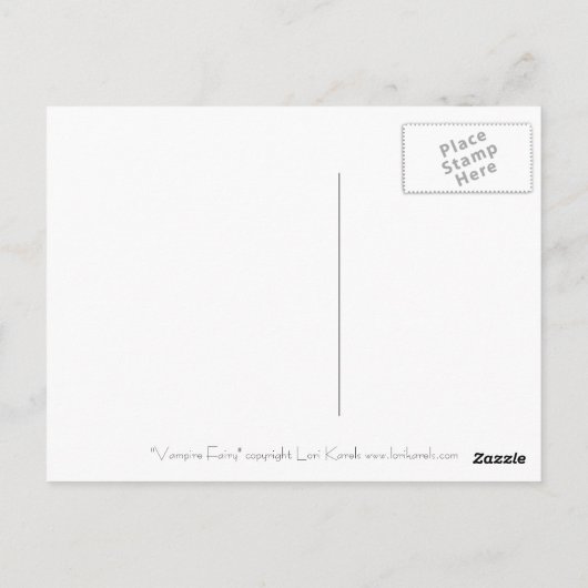 ヴァンパイアフェアリー ポストカード (裏面)