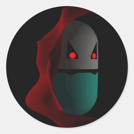 ヴァンパイアプロザックパロディピルズ ラウンドシール (正面)