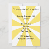 ヴァンパイアベーコンとデッドエッグのシリーブランシュ 招待状 (裏面)