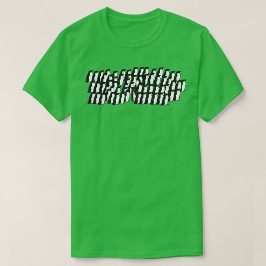 ヴァンパイアペンギンはハロウィンホのために南極大陸を訪れる Tシャツ (デザイン正面)