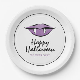 ヴァンパイアリップス ゴス ハッピーハロウィン ペーパープレート
