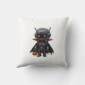 ヴァンパイアロボットハロウィーン不気味枕かわいいSf クッション (裏面)