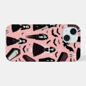 ヴァンパイア人形 iPhone 15ケース (裏面横)