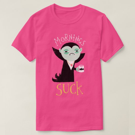 ヴァンパイア吸モーニング Tシャツ (デザイン正面)