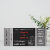 ヴァンパイア城ゴスウェディングチケット招待状 招待状 (スタンド正面)