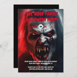 ヴァンパイア大人ハロウィーン完全に死んでいなスプキー 招待状