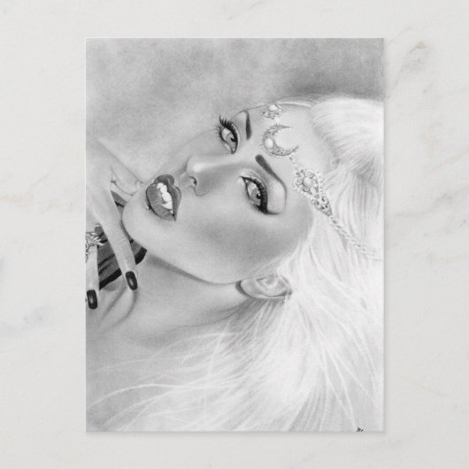 ヴァンパイア女王はがき ポストカード (正面)