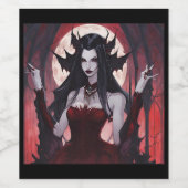 ヴァンパイア女王 ワインラベル (シングルラベル)