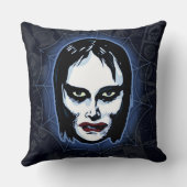 ヴァンパイア少女（ホラー） クッション (裏面)