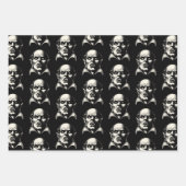 ヴァンパイア怖いラッピング不気味紙シート ラッピングペーパーシート (正面)