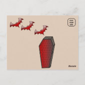 ヴァンパイア怪獣/ハロウィンポストカード ポストカード (裏面)