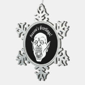 ヴァンパイア恐怖 スノーフレークピューターオーナメント (右)