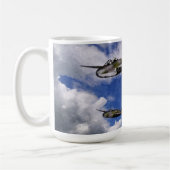 ヴァンパイア戦闘機マグ コーヒーマグカップ (左)