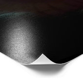 ヴァンパイア猫とウィザードパンプキンハロウィンシュレアル フォトプリント (角)