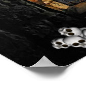 ヴァンパイア窓辺に立つライトポスタープリント ポスター (角)