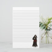 ヴァンパイア美しい線文房具 便箋 (スタンド正面)