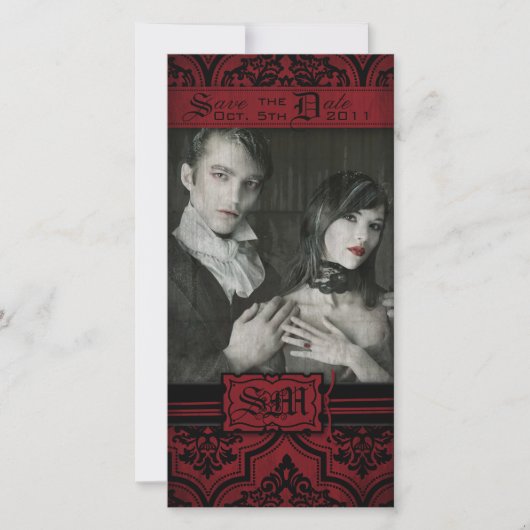 ヴァンパイア花嫁SDフォトカード セーブザデート (正面)