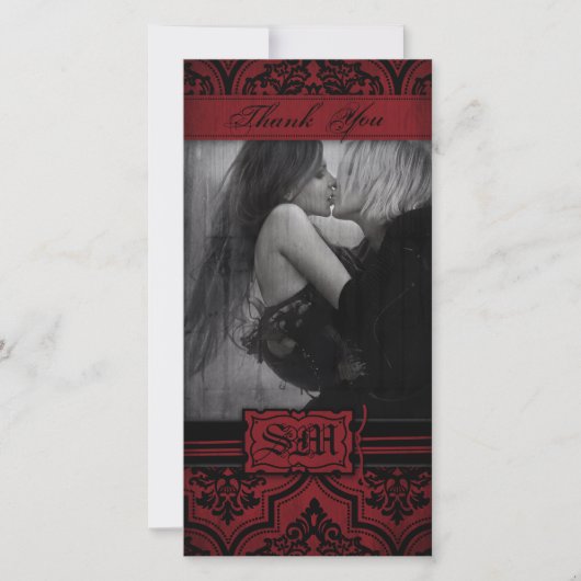 ヴァンパイア花嫁TYフォトカード サンキューカード (正面)