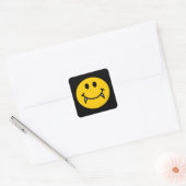 ヴァンパイア顔と牙 スクエアシール (封筒)