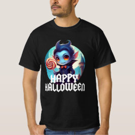 ヴァンパイア食べズキャンディハッピーハローウィン Tシャツ