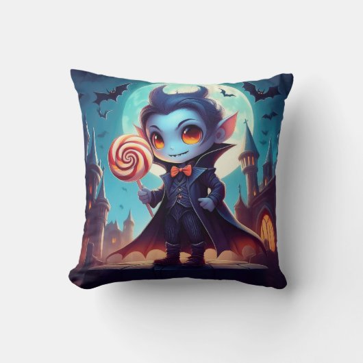 ヴァンパイア食べズキャンディ クッション (正面)