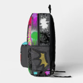 ヴァンパイア食べハートストリートスプ絵を描レイ プリントバックパック (右)