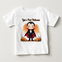 ヴァンパイア そんなに怖くない はじめてのハロウィン ベビーTシャツ
