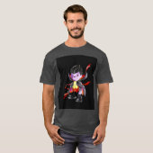 ヴァンパイア・ウラジミール・オンブラック Tシャツ (正面フル)