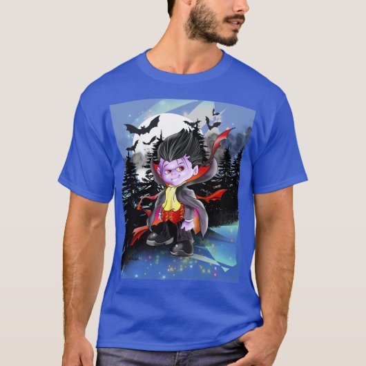 ヴァンパイア・ウラジミール・オンブルー Tシャツ (正面)