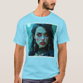 ヴァンパイア クイーン：ダーク アリューア アート Tシャツ (正面)