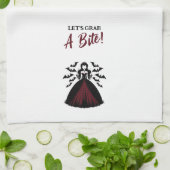 ヴァンパイア・クイーン ハロウィン キッチンタオル (折り畳み)