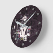 ヴァンパイア・グラム |ムーディゴシックヴァンパイレス ラウンド壁時計 (傾斜)