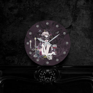 ヴァンパイア・グラム ムーディゴシックヴァンパイレス ラウンド壁時計