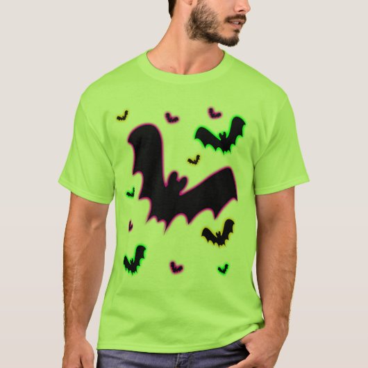 ヴァンパイア グロー バット Tシャツ (正面)