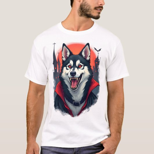 ヴァンパイア・ハスキー・バイト Tシャツ (正面)
