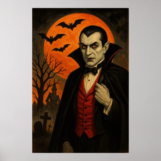 ヴァンパイア ハロウィンポスター ポスター (正面)