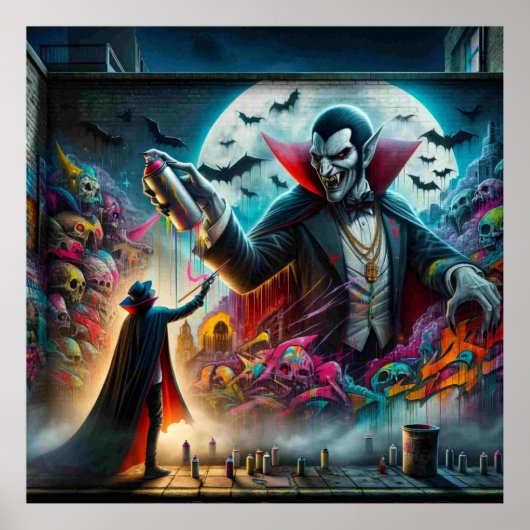 ヴァンパイア ハロウィンポスター ポスター (正面)