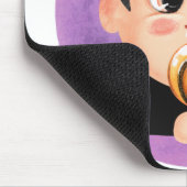 ヴァンパイア・ハロウィーンの衣装を着た可愛い男の子 マウスパッド (コーナー)