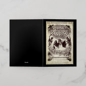 ヴァンパイア・バーニー（出版物カバー） 箔グリーティングカード (外側レイダウン)